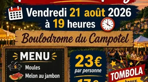 Fête du camping par "Roquebrun pétanque"